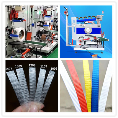 PLC Control System PP Strap Manufacturing Machine For Speed And Strapping Operations