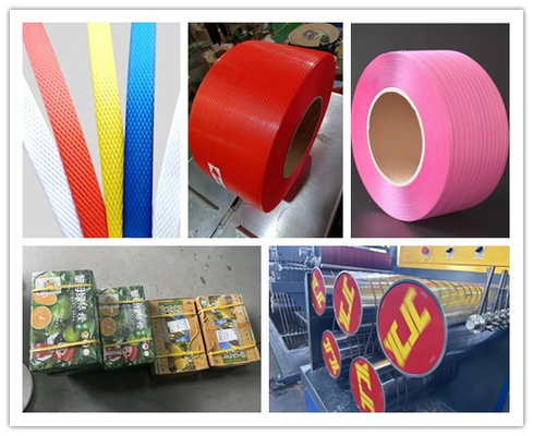 Efficiency Single Screw High quality PP packing tape 30~60kg/h Capacity Strap for 50-200KG Pull