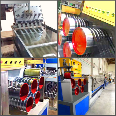 100KW PP Strapping Tape Making Machine Customizable Power Supply and Adjustable Strap Tension