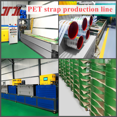 Efficiency PET Strap Making Machine For Making PET Straps From 100% Bottle Flakes