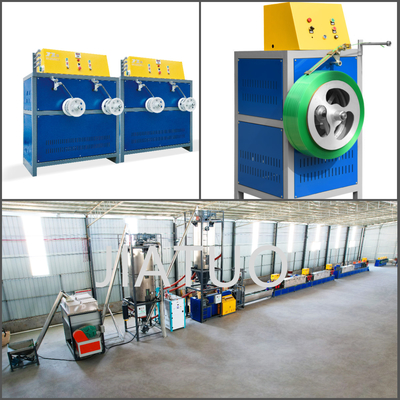 PET Plastic Steel Belt Production Line For 0.6-1.2mm PET Strap With ISO