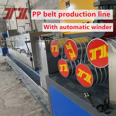 5-19mm PP Strap Band Extrusion Line with GUOMAO Gearbox and automatic winder