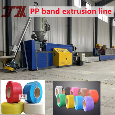 Adjustable Tension PP Strap Extrusion Line With Double Station Winding machine