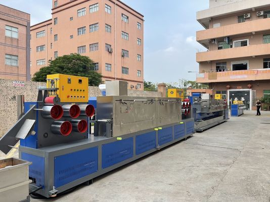 Double Screw 5-19mm PP Strap Making Machine With Automatic Winder