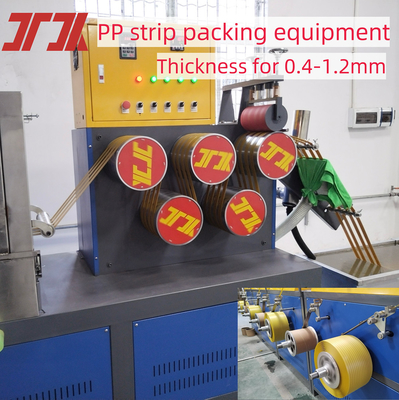 PLC Controlled PP Strap Making Machine With High Standard Of Straightness New Technology