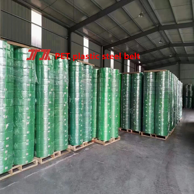 High temperature and UV resistant PET packaging tape 9-32mm width Tensile force 200-1500KG