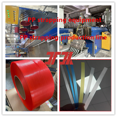 100% Recycle Material PP Packing Belt Machine With PLC Control System And Automatic Winder