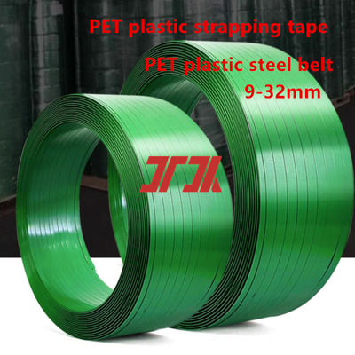 Wholesale plastic packaging tape PET plastic steel strapping tape pet packaging tape with 9-32mm