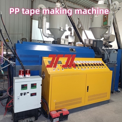 High Speed Extruder PP Packing Tape Production Line PP Packing Tape Production Machine For PLC Control Panel