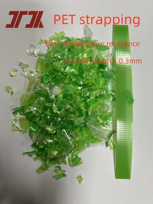 Green Color customized Pet Strapping Band Plastic Belt for Pallet Brick Packing