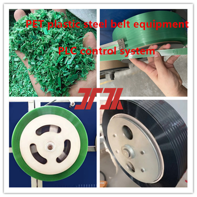 Reliable 9-25mm Pet plastic production line pet plastic steel belt equipment with automatic screen changer