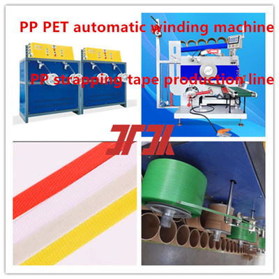 Plastic Machinery PP PET Automatic Winding Machine Automatic Winding Machine PLC Touch Screen Panel