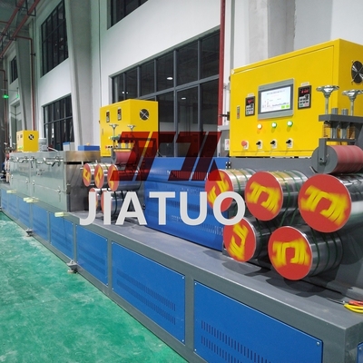 9-32mm Customized Pet Straps Double Output Making Machine With Automatic Winder And 350-850kg Strength