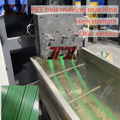 9-32mm Customized Pet Straps Double Output Making Machine With Automatic Winder And 350-850kg Strength