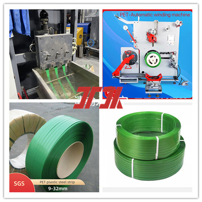 Packaging machinery PET plastic steel belt production line PET belt making machine for 9-32mm width