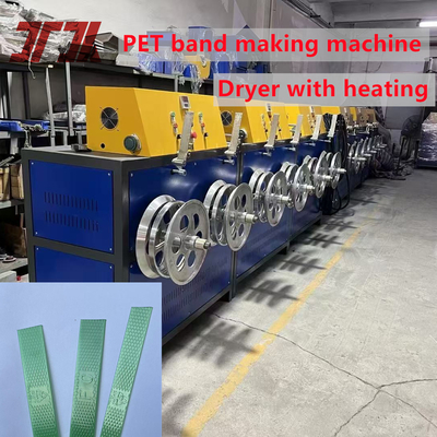 9-32mm Customized PET Strap Making Machine Use Recycled Material With Semi-Automatic Winder
