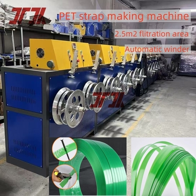 9-32mm Width Customized PET 3 Straps Output Making Machine With Large Extrusion 400kg/H