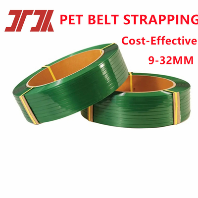 Smooth Embossed PET Packing Belt Use For Pallets Bricks Packing With Strong Strength And Good Flexible