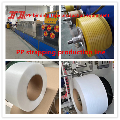 Adjustable PP Strap Making Machine with Single Or Double Screw Extruder for Recycled Material And Polypropylene