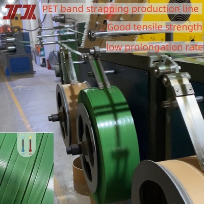 9-32mm Width Customized PET 3straps Output Band Making Machine With 4000L Barrel Stock High Productivity