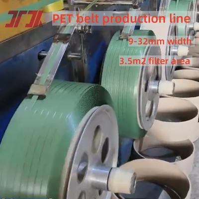 Customizable 9-32mm Automatic PET Packing Strap Extruder Machine With PLC Control System
