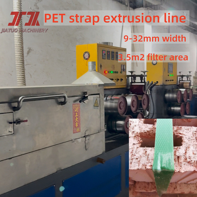 9-32mm Width 280kg/H Plastic Pet Strap Making Machine With Embossing And PLC Control System