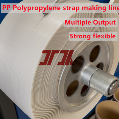 100% Recycled Material Using PP Strapping Band Making Machine With Automatic Winder 5-19mm Width Customized