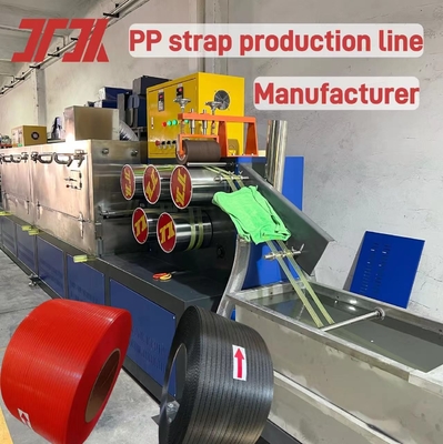 5-19mm Width Customized PP Plastic Strap Machine With PP Strap Use Automatic Machine Or Manual And PLC Control System