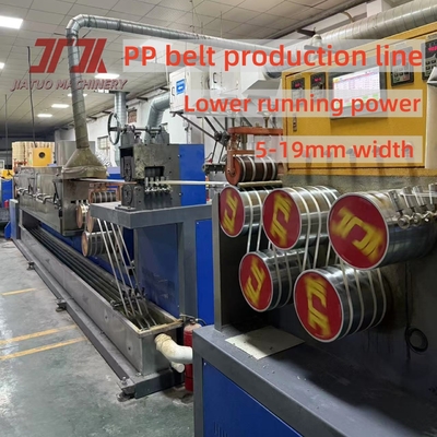 280kg/H PP 4Straps Output Making Machine With PLC Control System And 250-300m/Min High Speed