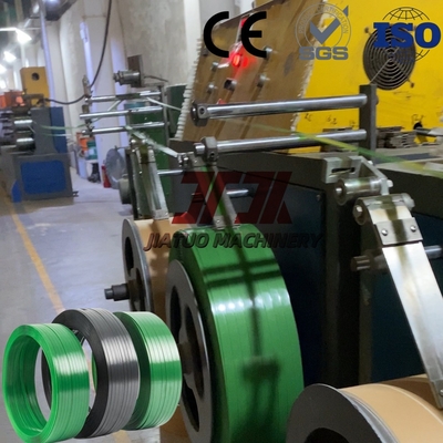 300KW 0.6mm PET Strap Extrusion Line Twin Screw Strapping Band Making