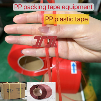 PP Strap Making Machine Make 5-19mm Width Good Straightness With PLC Control System