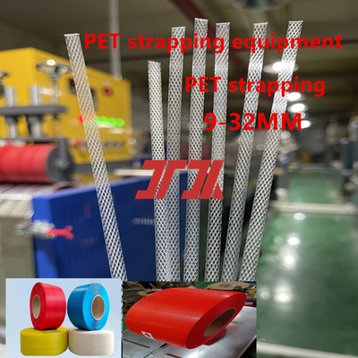 19mm PP Strap Band Extrusion Line 220V PLC Control System Strap Making Machine