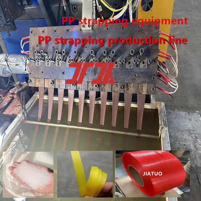 Single Screw 4 Cavity PP Strap Extrusion Line PP Strap Making Machine High Speed 4 Cavity PP Strap Making Machine