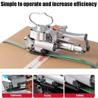 High-speed pneumatic strapping machine automatic PP PET strapping machine for hot melt bonding