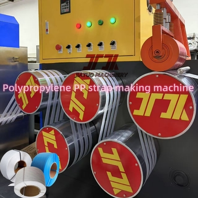 High Output Polypropylene PP Strap Making Machine Excellent Plasticization 5-19mm