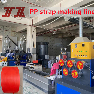 80KW Power Consumption PP Strap Manufacturing Machine for New Raw Material