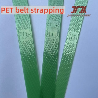 Factory Supply Plastic Polyester Strap Green Embossed Manual PET Strapping Belt