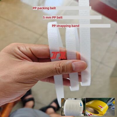 5mm Transparent PP Strapping Belt Ultra-thin PP Packing Strap Automatic Strapping Machine