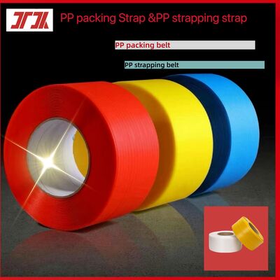 5-12mm PP strapping belt white PP packaging strap for use with automatic strapping machines