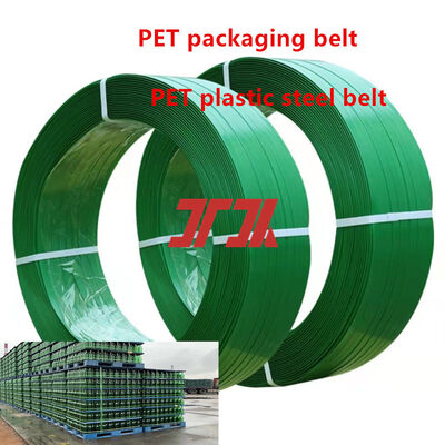 9-32mm Width Custom Green Pet Strapping Packing Belt For Strapping Pallet Packing