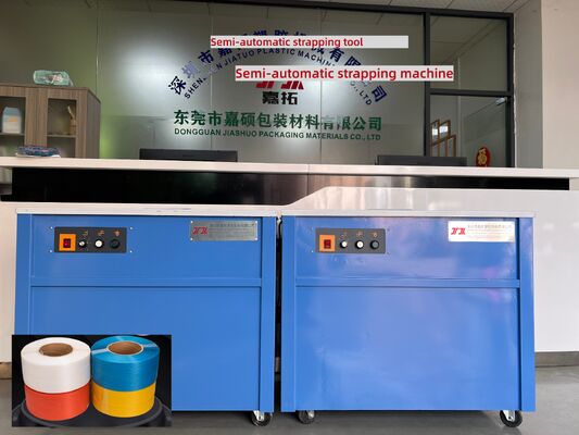 High-speed semi-automatic and fully automatic strapping machines PP  PET strapping packaging machines