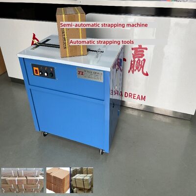 Packaging machines Semi Automatic Strapping Machine AC Motor Control For PET PP Strap