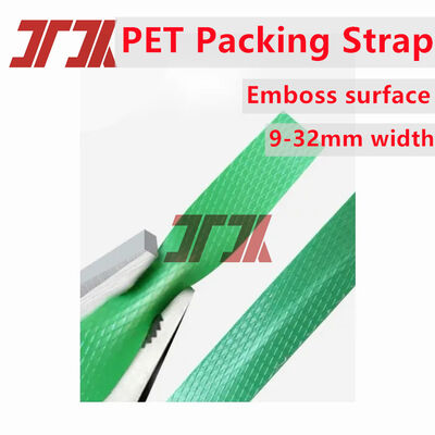 9-32mm Green Black PET Packing Belt PET Strapping Use For Cargoes Packing