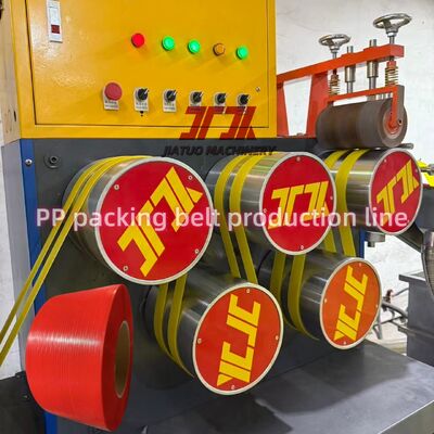 5-19mm Width PP Strap Making Machine For Packing Belts With Automatic Winding Machine