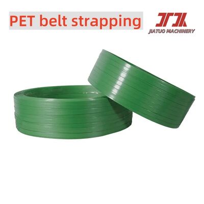 Environmentally Friendly Plastic Strap 16mm Green And Black Pet Strapping Polyester Strap