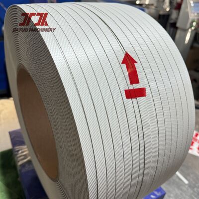 PP Strapping 12mm Plastic Strap Yellow Packing Strip Belt Roll Wrapping Plastic Custom Logo Manual Packing Carton