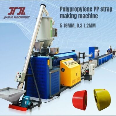 Single/Double Screw Plastic PP Packing Belt Making Line with ISO/SE