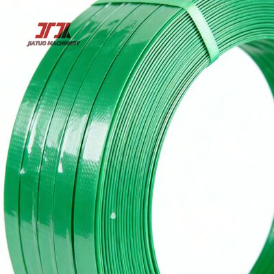 Green Embossed High Strength Plastic Polyester Packing Straps PET Strapping Band Roll