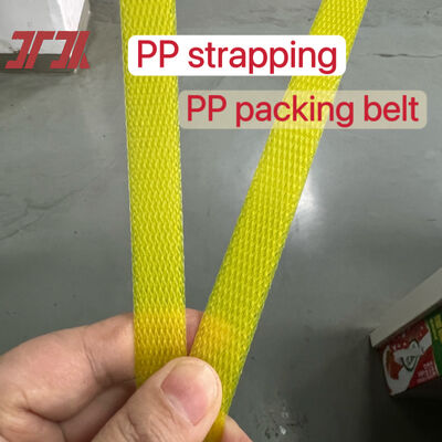 PP strapping colored 5-19mm PP binding straps made from 100% recycled PP polypropylene material