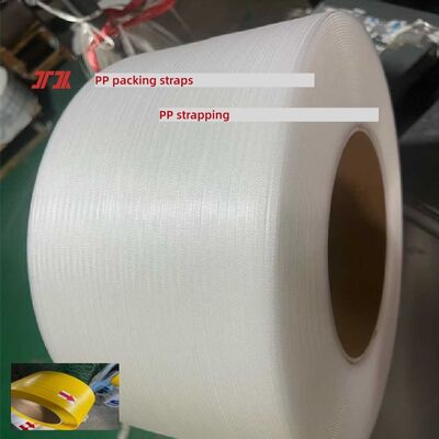 White PP packing belt 5-12mm PP PET strapping with Fully automatic strapping machine